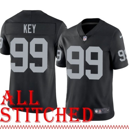 Black Home Arden Key Jersey Oakland LV Raiders #99