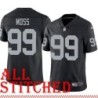Black Home Winston Moss Jersey Oakland LV Raiders #99
