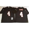 Brett Favre Atlanta Football Jersey - Atlanta #4 Football Jersey(Black Throwback)
