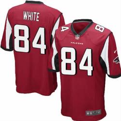 [NEW,Game] Roddy White Football Jersey -Atlanta #84 FOOTBALL Jerseys(Red)