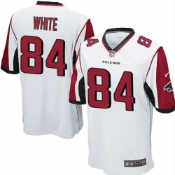 [NEW,Game] Roddy White Football Jersey -Atlanta #84 FOOTBALL Jerseys(White)