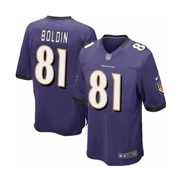 Anquan Boldin Football Jersey(Purple 