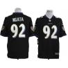 [NEW,Game] Haloti Ngata Football Jersey -Baltimore #92 FOOTBALL Jerseys(Black)