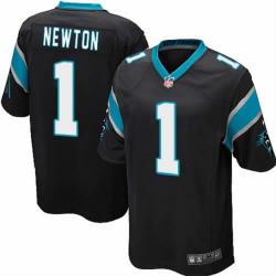 [NEW,Game] Cam Newton Football Jersey -Carolina #1 FOOTBALL Jerseys(Black)