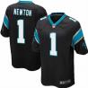 [NEW,Game] Cam Newton Football Jersey -Carolina #1 FOOTBALL Jerseys(Black)