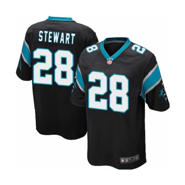 [NEW,Game] Jonathan Stewart Football Jersey -Carolina #28 FOOTBALL Jerseys(Black)