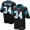 [NEW,Game] DeAngelo Williams Football Jersey -Carolina #34 FOOTBALL Jerseys(Black)