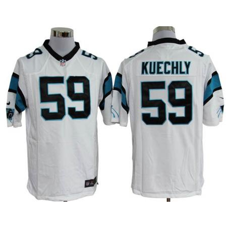[NEW,Game] Luke Kuechly Football Jersey -Carolina #59 FOOTBALL Jerseys(White)