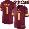 Burgundy Home Scott Bentley Jersey Washington Commanders #1