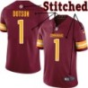 Burgundy Home Jahan Dotson Jersey Washington Commanders #1