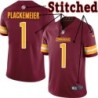 Burgundy Home Ryan Plackemeier Jersey Washington Commanders #1