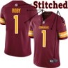 Burgundy Home Reggie Roby Jersey Washington Commanders #1