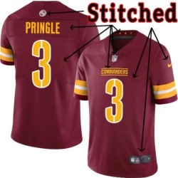 Burgundy Home Byron Pringle Jersey Washington Commanders #3