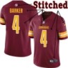Burgundy Home Bryan Barker Jersey Washington Commanders #4