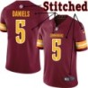 Burgundy Home Jayden Daniels Jersey Washington Commanders #5
