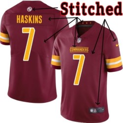 Burgundy Home Dwayne Haskins Jersey Washington Commanders #7