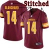 Burgundy Home Cary Blanchard Jersey Washington Commanders #14