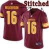 Burgundy Home Basil Wilkerson Jersey Washington Commanders #16