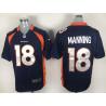 [NEW,Game] Peyton Manning Football Jersey -Denver #18 FOOTBALL Jerseys(Blue)