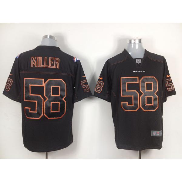 [NEW,Game] Von Miller Football Jersey -Denver #58 FOOTBALL Jerseys(Black)