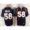 [NEW,Game] Von Miller Football Jersey -Denver #58 FOOTBALL Jerseys(Blue)