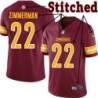 Burgundy Home Roy Zimmerman Jersey Washington Commanders #22