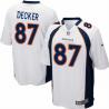 [NEW,Game] Eric Decker Football Jersey -Denver #87 FOOTBALL Jerseys(White)