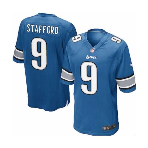 Matthew Stafford Football Jersey(Blue 