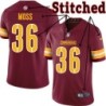 Burgundy Home Eddie Moss Jersey Washington Commanders #36