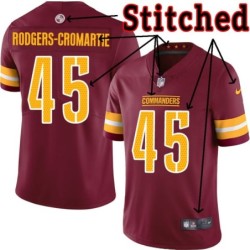 Burgundy Home Dominique Rodgers-Cromartie Jersey Washington Commanders #45