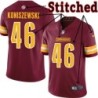 Burgundy Home John Koniszewski Jersey Washington Commanders #46