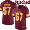 Burgundy Home Don Graham Jersey Washington Commanders #57