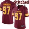Burgundy Home Nick Sundberg Jersey Washington Commanders #57