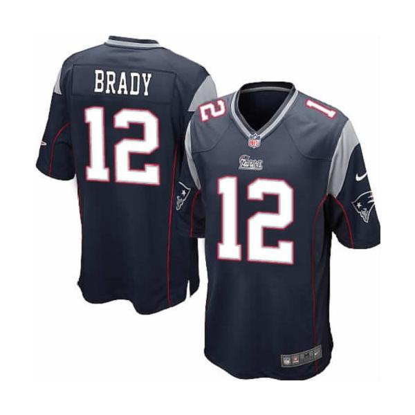 [NEW,Game] Tom Brady Football Jersey -New England #12 FOOTBALL Jerseys(Blue)