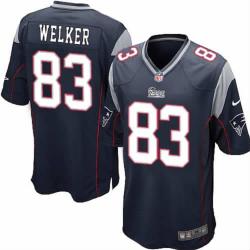 [NEW,Game] Wes Welker Football Jersey -New England #83 FOOTBALL Jerseys(Blue)