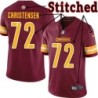 Burgundy Home Erik Christensen Jersey Washington Commanders #72