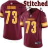 Burgundy Home Jamie Brown Jersey Washington Commanders #73