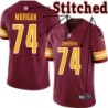 Burgundy Home Bob Morgan Jersey Washington Commanders #74
