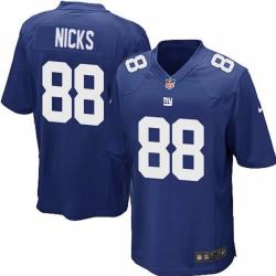 [NEW,Game] Hakeem Nicks Football Jersey -NY-G #88 FOOTBALL Jerseys(Blue)