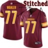 Burgundy Home Jim Wahler Jersey Washington Commanders #77