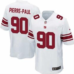 [NEW,Game] Jason Pierre-Paul Football Jersey -NY-G #90 FOOTBALL Jerseys(White)