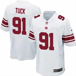 [NEW,Game] Justin Tuck Football Jersey -NY-G #91 FOOTBALL Jerseys(White)
