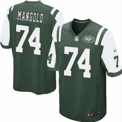 [NEW,Game] Nick Mangold Football Jersey -NY-J #74 FOOTBALL Jerseys(Green)