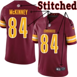 Burgundy Home Zion McKinney Jersey Washington Commanders #84