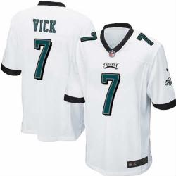 [NEW,Game] Michael Vick Football Jersey -Philadelphia #7 FOOTBALL Jerseys(White)