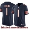Navy Home Justin Fields Jersey Chicago Bears #1