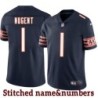Navy Home Mike Nugent Jersey Chicago Bears #1