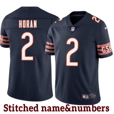 Navy Home Mike Horan Jersey Chicago Bears #2