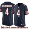 Navy Home Keith Molesworth Jersey Chicago Bears #4