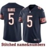 Navy Home Carl Hanke Jersey Chicago Bears #5